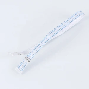 Electronic wire blue white flat ribbon cable 2468 wire 10 Pin 24AWG Flat Ribbon Cable