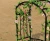 Import Elegant wrought iron garden pergola arbor metal trellis rose arch from China
