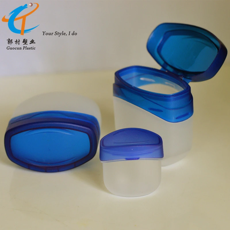 empty  plastic vaseline jar with flip cap
