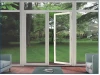 Energy Conserving glass door Aluminium glass, HT102 Casement Door with high acoustic and heat insulated