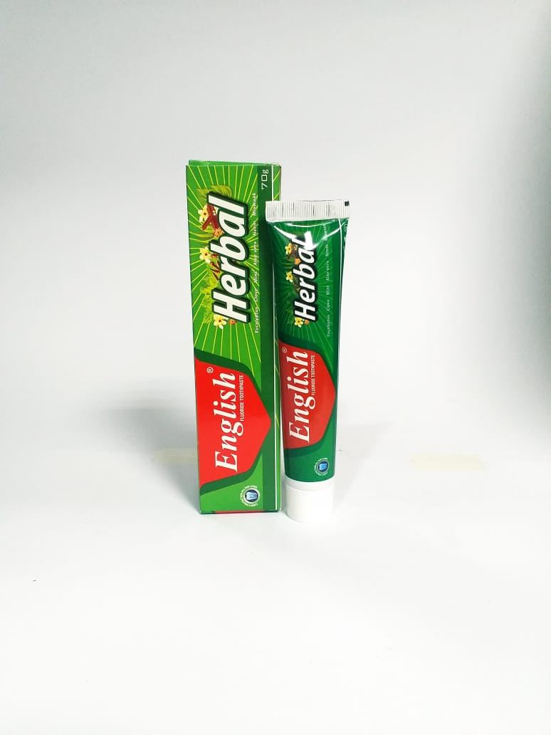 Buy English Herbal Toothpaste Neem Extract Natural Ingredients Protect