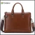 Import Engraved pu leather bags men&#x27;s briefcase business real leather briefcase for lawyer  italian genuine leather bag from China