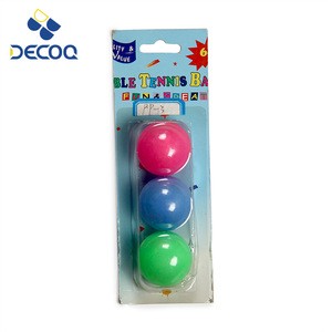 Environmental Plastic 40mm Luminous Ping Pong Ball Hot Sale Green Ping Pong Balls