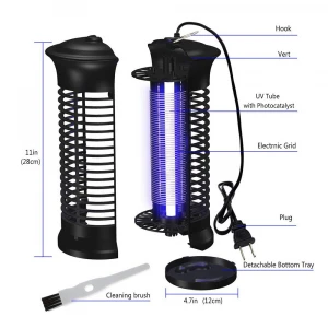 EPA 6W led mosquito killer lamp Bug Zapper, Electric Flying Zapper with UV Light