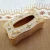 Import European hotel kitchen metal rectangular fancy table facial tissue box cover holder from China