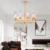 European new style glass hotel restaurant house indoor modern chandelier pendant lighting