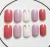 Import Explosion bean red and light purple Nail art piece / handmade nail art from China