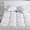 Extra Thick Mattress Topper 2.5inch Twin Size, Cooling Bed Topper Plush Microfiber Filled, Pillow Top Mattress Pad Cover with 4