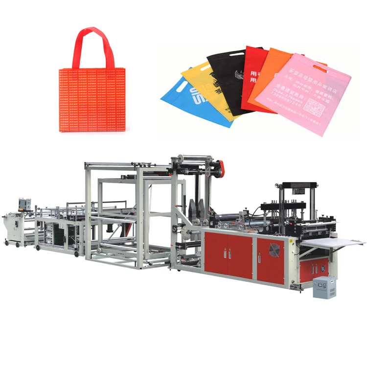 F600 Non Woven Fabric Vest Bag Making Machine With Auto Punching