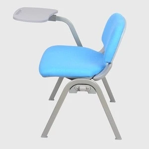 Fabric Student Training Meeting Chair With Writing Board Government Organ School Chair