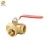Import factory 3 Way hpb59-1Brass Hose Shut Off valve of Metal Garden Accessory from China