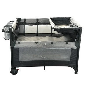 Factory Best Selling Portable Baby Bed, Kids Furniture Foldable Multi-function Baby Crib P-02