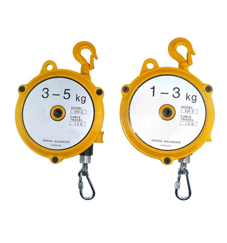 Factory cheap welding line hanging loading spring balancer function for construction hand tools and equipment 9 15 22kg