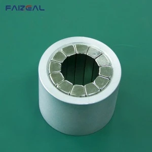 Factory direct customized Halbach array segment neodymium magnets to form a ring assembly
