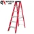 Factory Direct Sale Aluminum Material Folding Fiberglass Ladder stair step  Use For Industrial