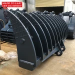 Factory direct sale excavator root rake bucket in construction machinery
