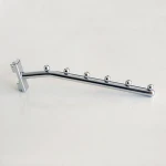 Factory direct sale high quality of security display slatwall hooks for cloths and used for supermarket