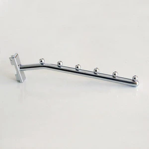 Factory direct sale high quality of security display slatwall hooks for cloths and used for supermarket
