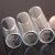 Factory direct sales borosilicate glass lipgloss tube  round clear flat bottom food grade glass test tube with cork