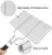 Import Factory Directly Low MOQ Amazon Hot Sale Portable Barbecue BBQ Grill Wire Mesh Net Tools Removable Wooden Handle from China