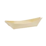 Factory directly sale cheapest pine wood aspen wood sushi boat customized logo packages food serving