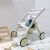 Import Factory directly sales baby walking trolley wood toy wheelbarrow from China