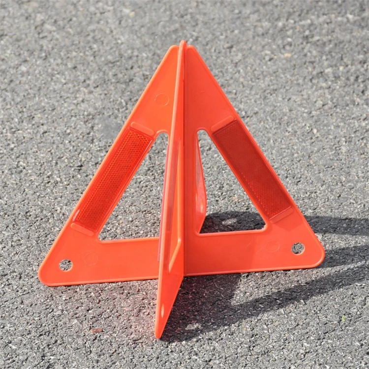 Factory Price Emergency Use Custom Car Safety Traffic Sign Road Signs Reflective Warning Triangle