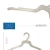 Import Factory price one-off laundry cleaners garment plastic hanger from China