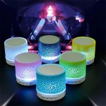 Factory price Portable Mini waterproof led light music wireless Bluetooth Speakers s10 with FM radio for smart phone