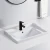 Import Factory Price Retangular Ceramic Hand Wash Basins White Vessel Bathroom Sink from China