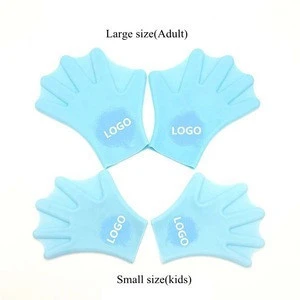 Factory price Silicone aquatic webbed gloves Swimming Diving Gloves