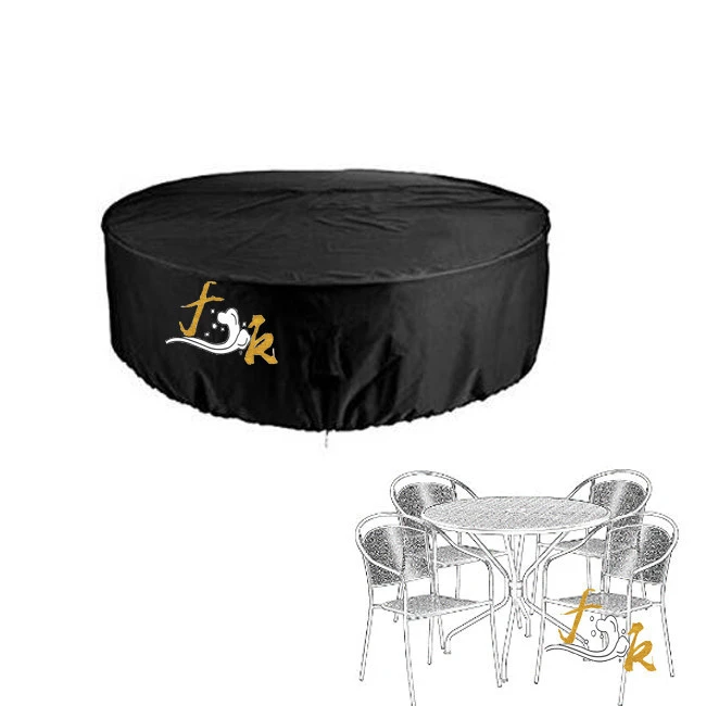 Factory specializing in the production of outdoor furniture waterproof cover, round table and chair dust cover