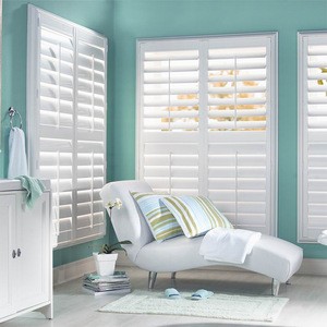 Factory Standard PVC Window Plantation Shutters / Blinds directly from China