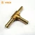 Import Factory Supply 1/4 5/8 5/16 1/2 Hose Barb T Joint Brass Tube Connectors for Water Gas Tubes from China