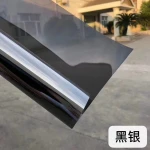 Fancy New Static Window Tint Film Black Glass Window Films Anti Building Solar Window Film