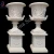 Import Fantastic Large Size Outdoor White Marble Borghese Vase With Foot For Garden Decoration from China