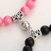 Fashion 2pcs/set Natural Stone Beads Yoga Bracelet For Lovers Distance Magnet Couple Friendship Bracelet