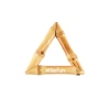 Fashion clothing bags belt accessories geometric triangle ring bamboo root buckle