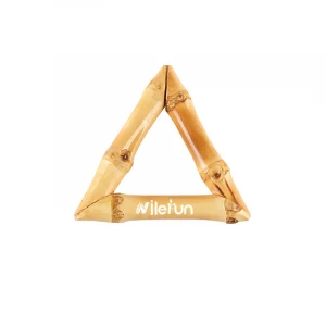 Fashion clothing bags belt accessories geometric triangle ring bamboo root buckle