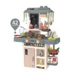 Fashion Cooking Games Kitchen Pretend Play Set Luxury Kitchen Toy With Light