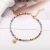 Import Fashion Creative Bohemian Color Beaded Alloy Scallop Pendant Anklet 1815 from China