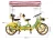 fashion family pedal with four seater four wheel surrey bike/ 4 person tandem surrey bicycle/quadricycle bike