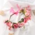 Import Fashion girl simulation wreath decoration flower hairband headband bride wedding hair accessories from China