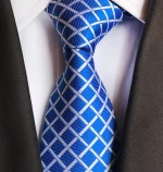 Fashion Men's Polyester Textile Neckties stripe Neck Ties men Gifts