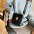 Import Fashion New Metal Buckle Shoulder Strap Bucket bag Shaped Women pu leather messenger bag from China