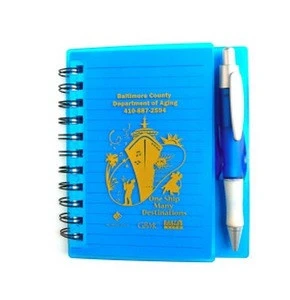 Fashion Spiral note books with pen