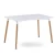 Import Fashion Style White Rectangular Bar Dining Table from China