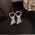 Import Fashion Trendy Can Pull Ring Earrings 2021 Design Colorful Rhinestone Crystal Earrings Womens from China