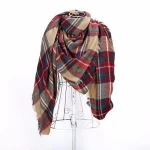 Fashion women winter knitted winter blanket scarf