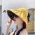 Import Fashionable  black rubber hollow hat outdoor sun hat summer foldable fishermans hat from China